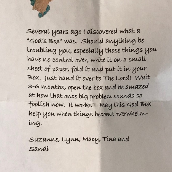 God Box Put Your Troubles Away and Hand It to the Lord Jesus God - Picture 3 of 6